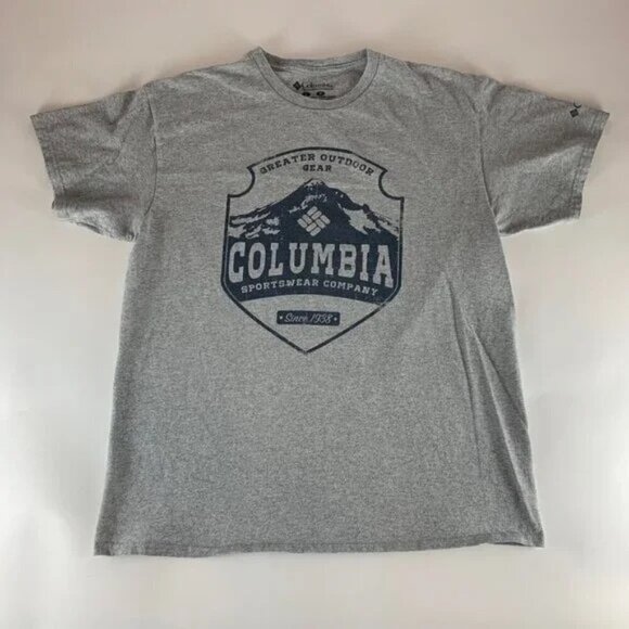 Lot of 6 Columbia Sportswear Multicolor Short Sleeve Crewneck Shirts Mens L and - Picture 5 of 9